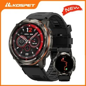 KOSPET TANK T3 Ultra 2 GPS Smart Watch for Men Stainless Steel