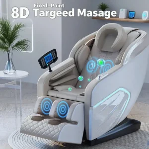 2025 Electric Massage Recliner Chairs 8D Fixed Point Full Body Zero Gravity
